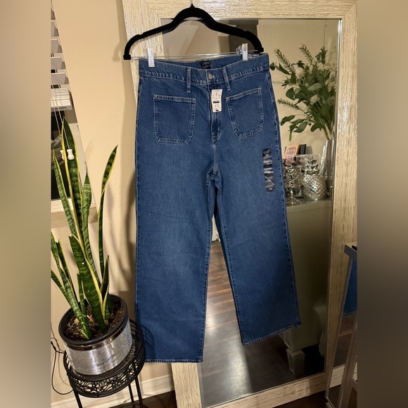 JCREW Wide-leg patch-pocket full-length jean - NWT - Picture 4 of 9